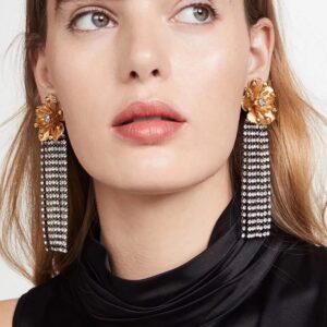 Aretes Glam silven and gold