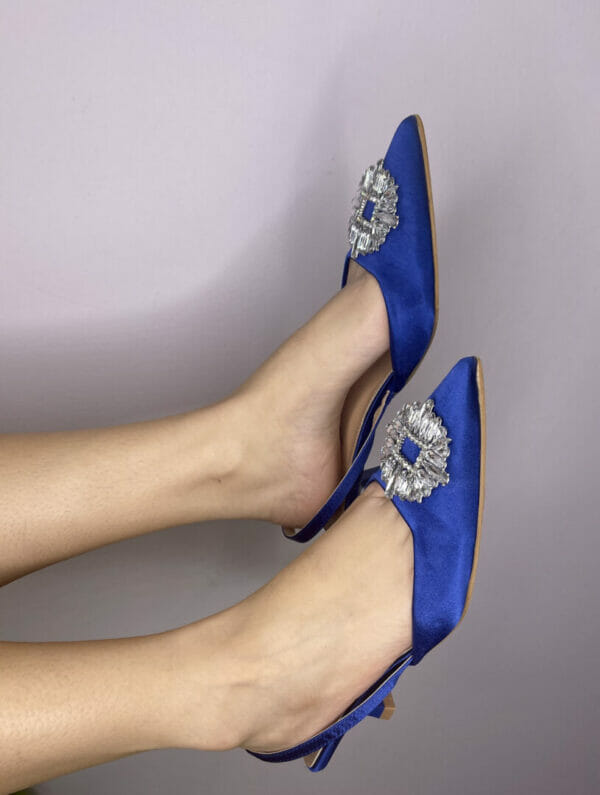 Zapatos Jasmin Azul royal